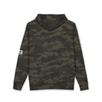 Built Not By Hate Camo Hoodie — Skull & Barbell Fitness Pullover
