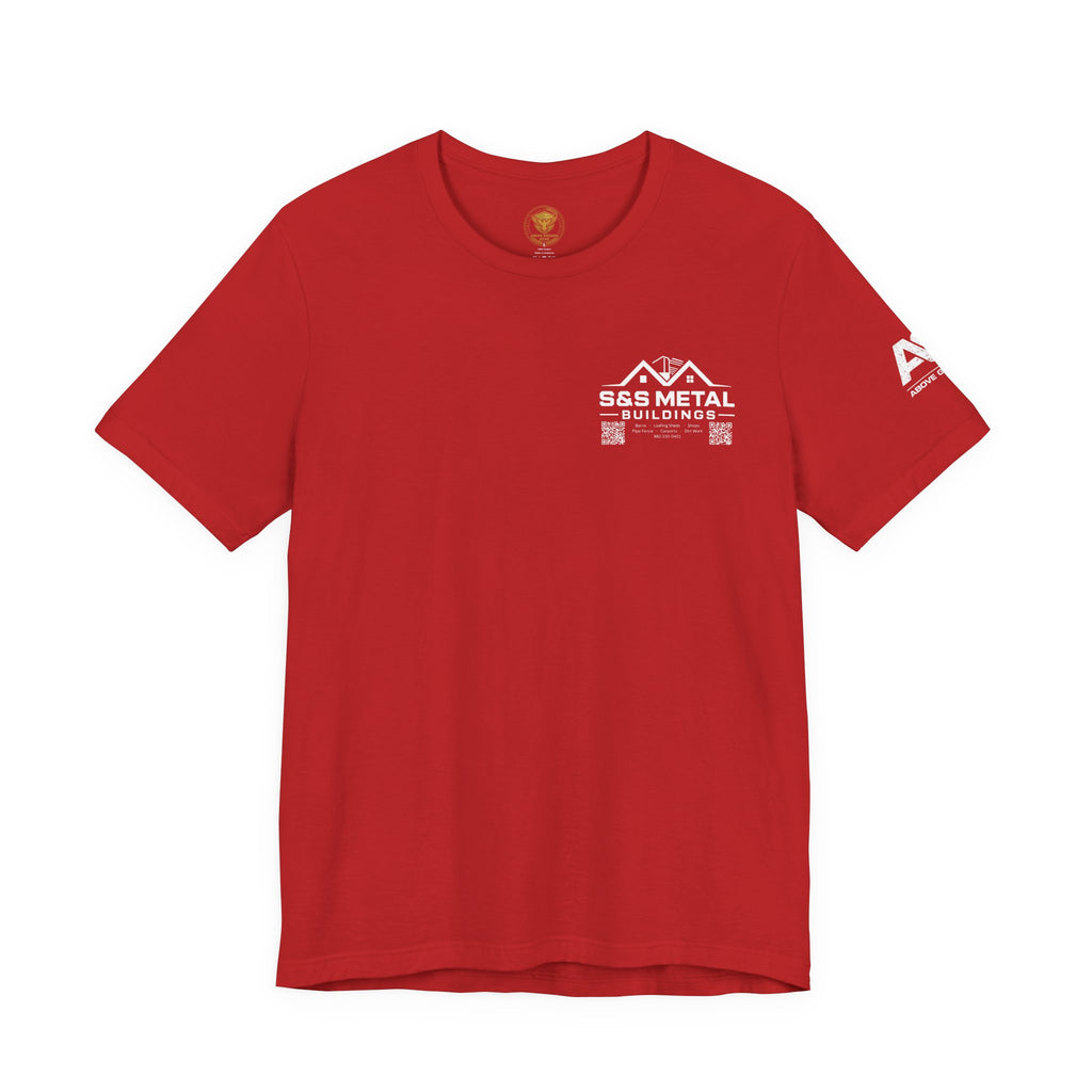 S&S Metal Buildings Logo Tee — Branded Construction Company T-Shirt