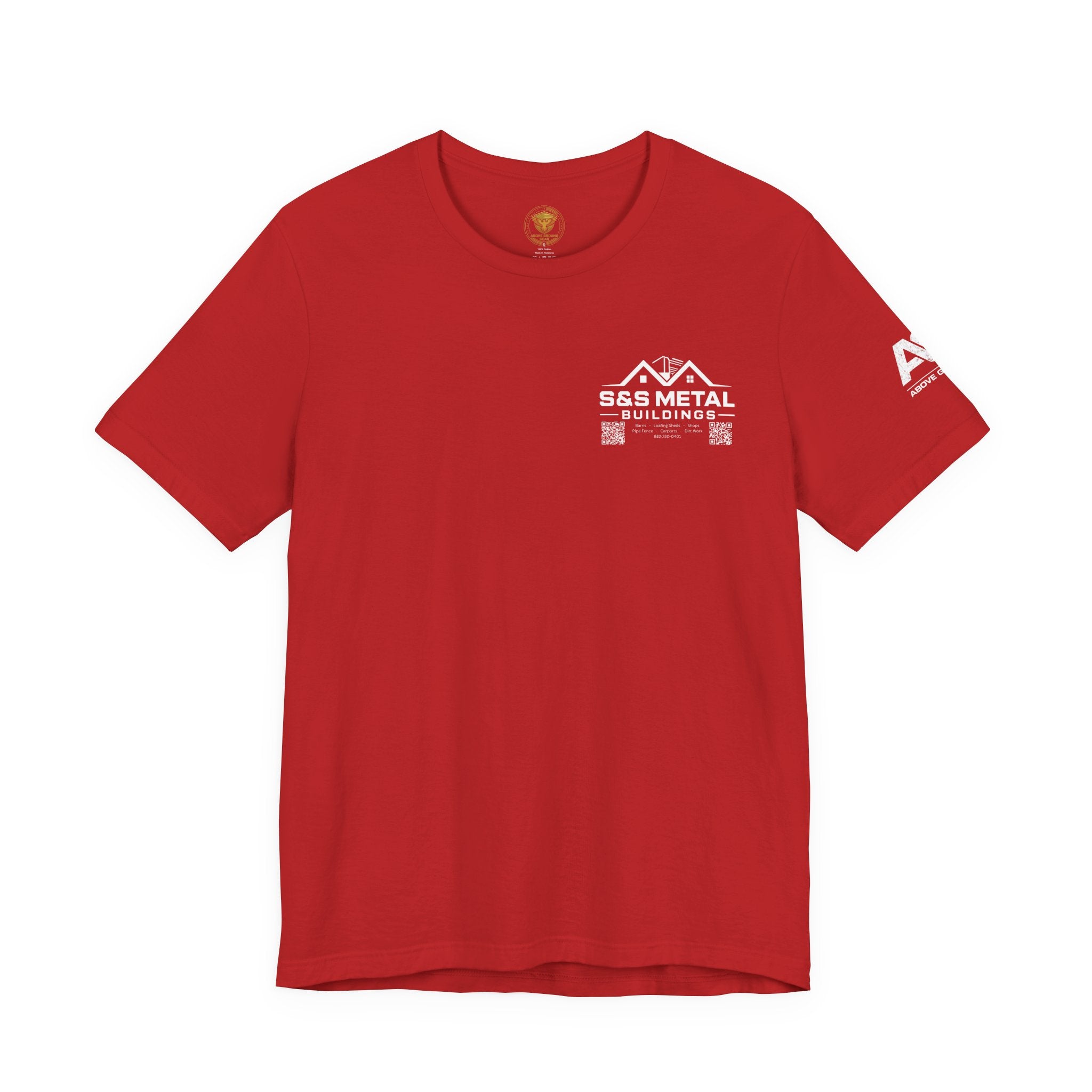 S&S Metal Buildings Logo Tee — Branded Construction Company T-Shirt