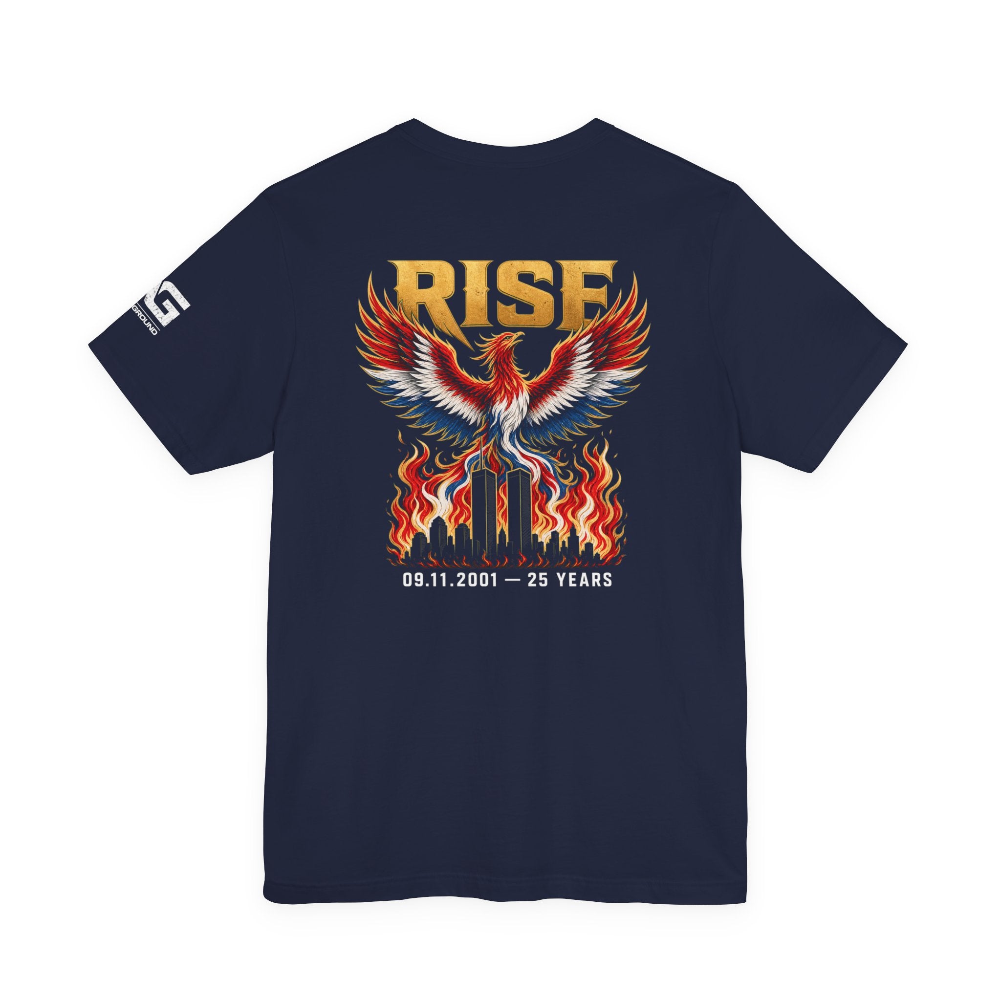 Rise Phoenix T‑Shirt — 9/11 25th Anniversary Memorial Tee