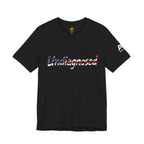 Undiagnosed T‑Shirt — Patriotic American Flag Script Tee