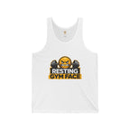 Gym Tank — "Resting Gym Face" Weightlifting Tank Top