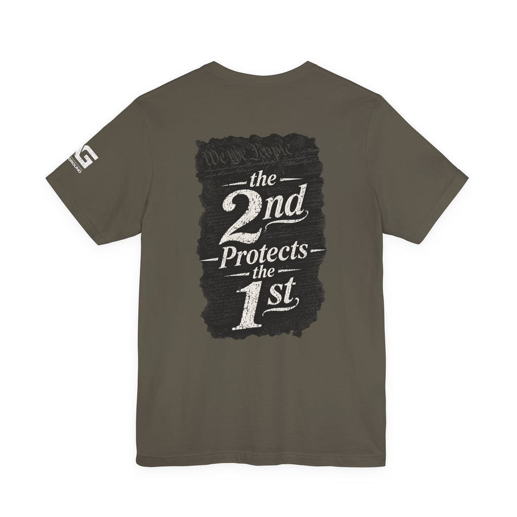 2nd Protects 1st T-Shirt — 1776 Patriotic 2A Rights Tee