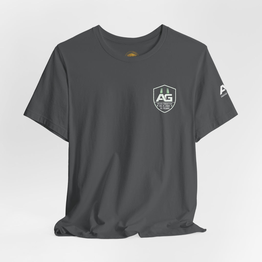 We Will Never Forget 9/11 Memorial T-Shirt