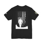 EOD Suit American Flag T‑Shirt — Space Explorer Graphic Tee