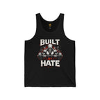 Built By Hate Tank Top — Aggressive Weightlifting Gym Vest