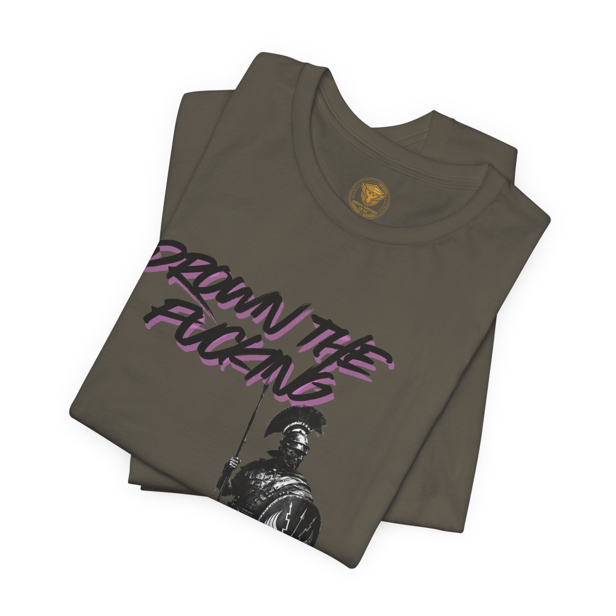 T-Shirt — "Drown the Fucking Weak" Spartan Warrior Graphic Tee