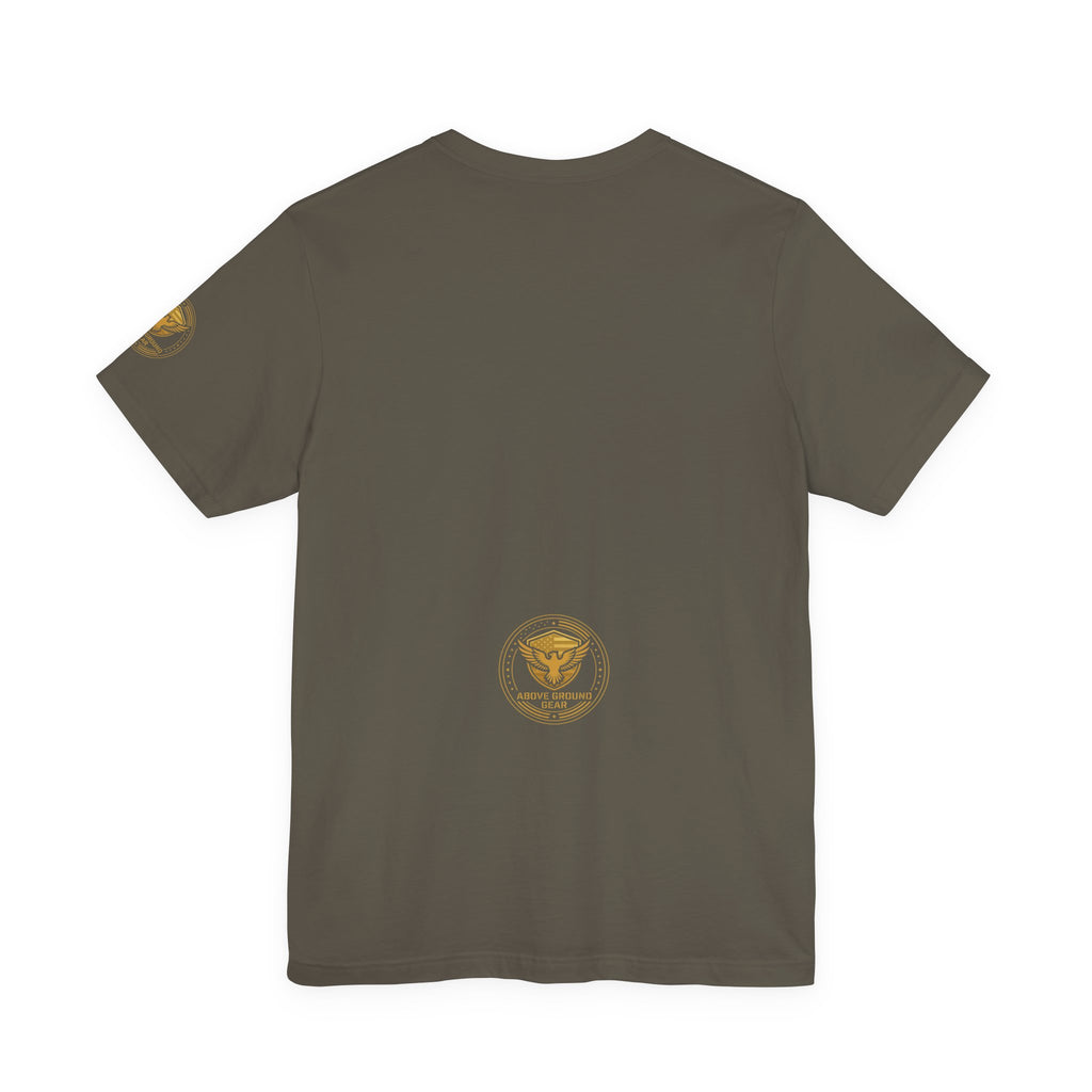 My Eyes Are Up Here Beard Graphic Tee