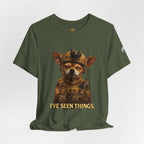 I've Seen Things K9 T-Shirt — Military K9 Chihuahua Humor Tee