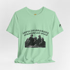Graphic Tee — “Who Be Stacking Bodies?” Vintage Band Photo