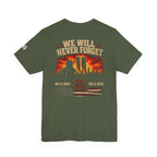 We Will Never Forget 9/11 Memorial T-Shirt