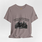 Graphic Tee — “Who Be Stacking Bodies?” Vintage Band Photo