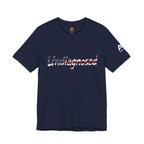 Undiagnosed T‑Shirt — Patriotic American Flag Script Tee