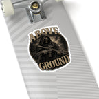 Above Ground Grim Reaper Rifle Sticker — Military Tactical Kiss-Cut Decal