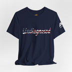 Undiagnosed T‑Shirt — Patriotic American Flag Script Tee