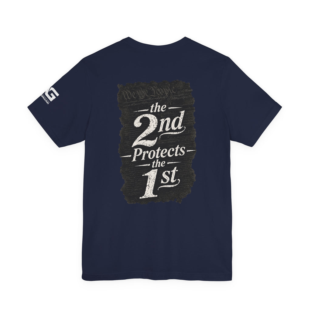 2nd Protects 1st T-Shirt — 1776 Patriotic 2A Rights Tee