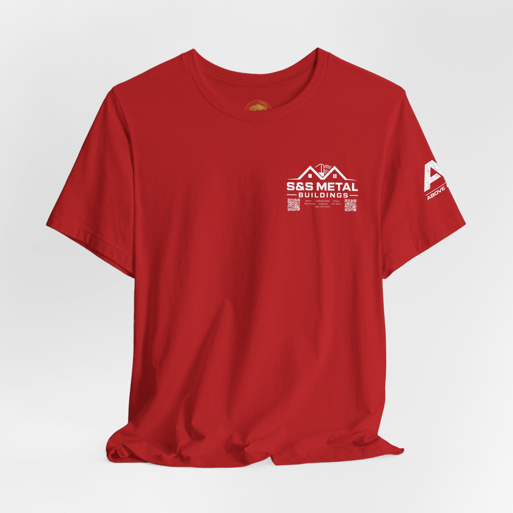 S&S Metal Buildings Logo Tee — Branded Construction Company T-Shirt
