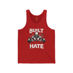 Built By Hate Tank Top — Aggressive Weightlifting Gym Vest