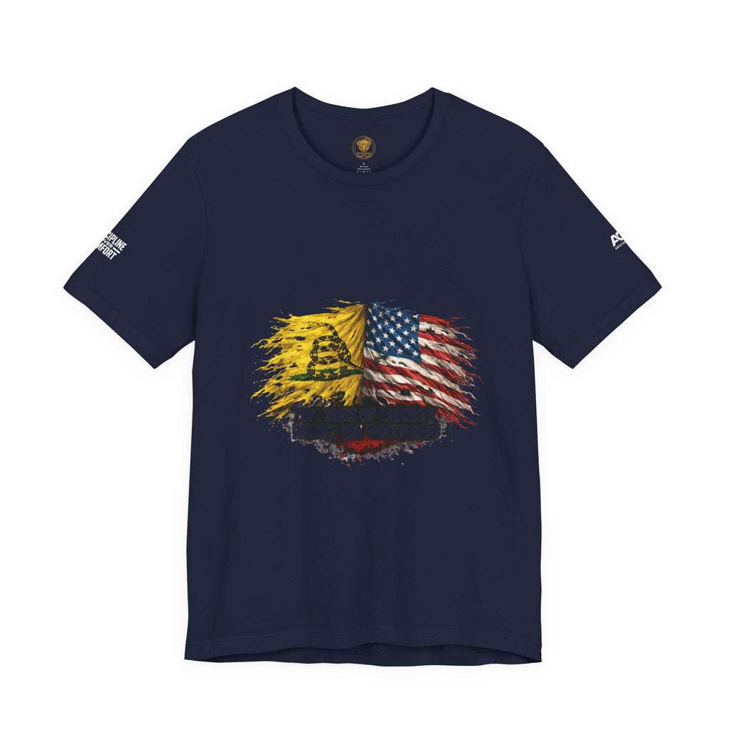 T-Shirt - American Flag and Gadsden 'Tree Of Liberty"