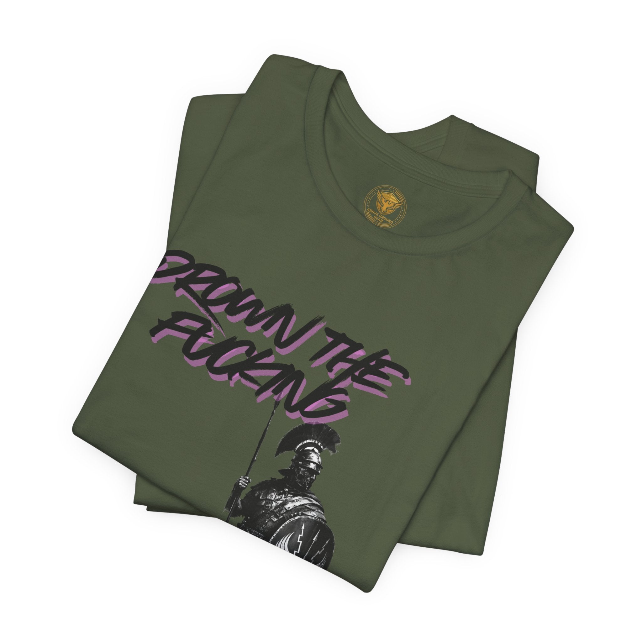 T-Shirt — "Drown the Fucking Weak" Spartan Warrior Graphic Tee