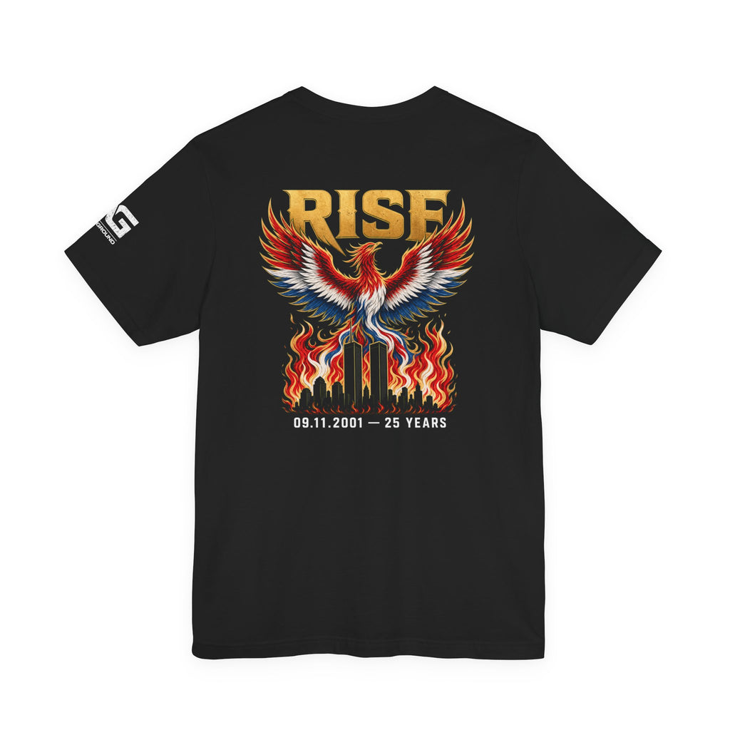Rise Phoenix T‑Shirt — 9/11 25th Anniversary Memorial Tee