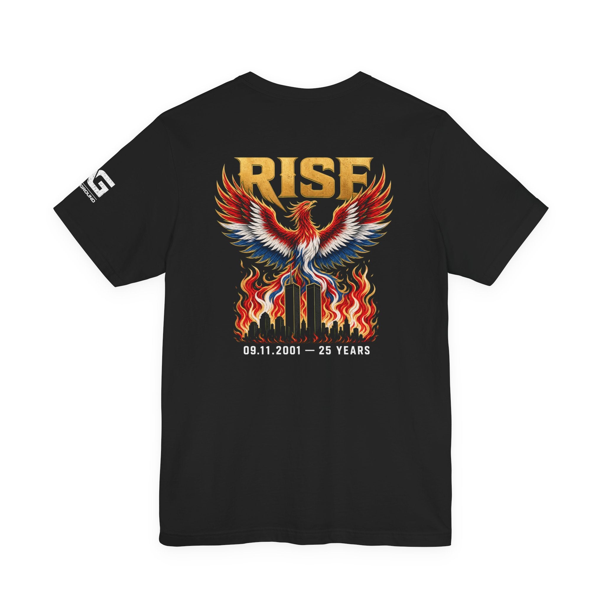 Rise Phoenix T‑Shirt — 9/11 25th Anniversary Memorial Tee