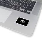 Above Ground AG Logo Sticker — Kiss-Cut Black Vinyl Laptop Decal