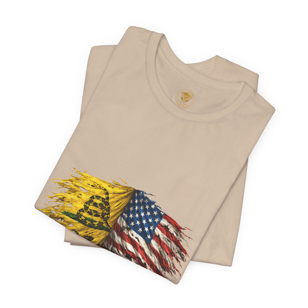 T-Shirt - American Flag and Gadsden 'Tree Of Liberty"