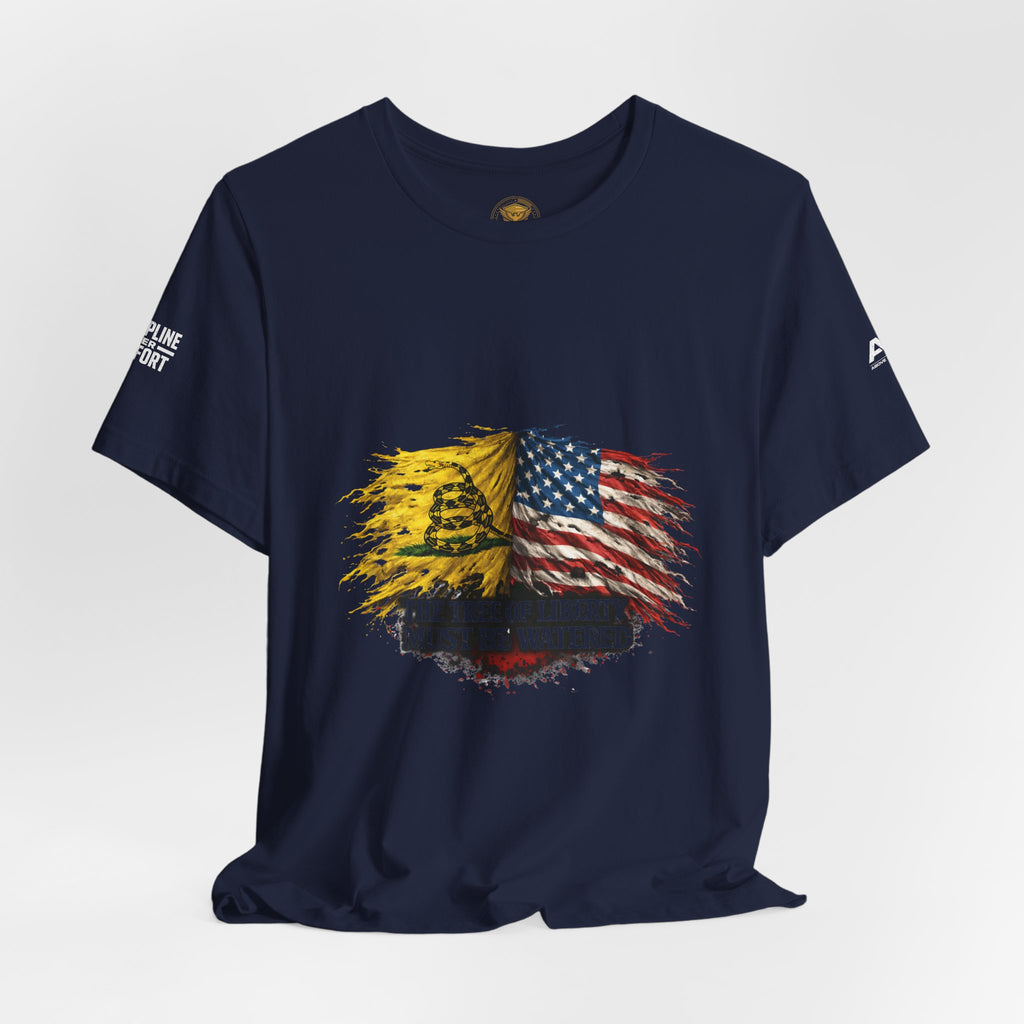 T-Shirt - American Flag and Gadsden 'Tree Of Liberty"