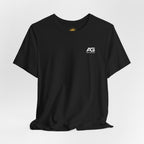 Distressed American Flag Tee — Vintage Black Patriotic T-Shirt