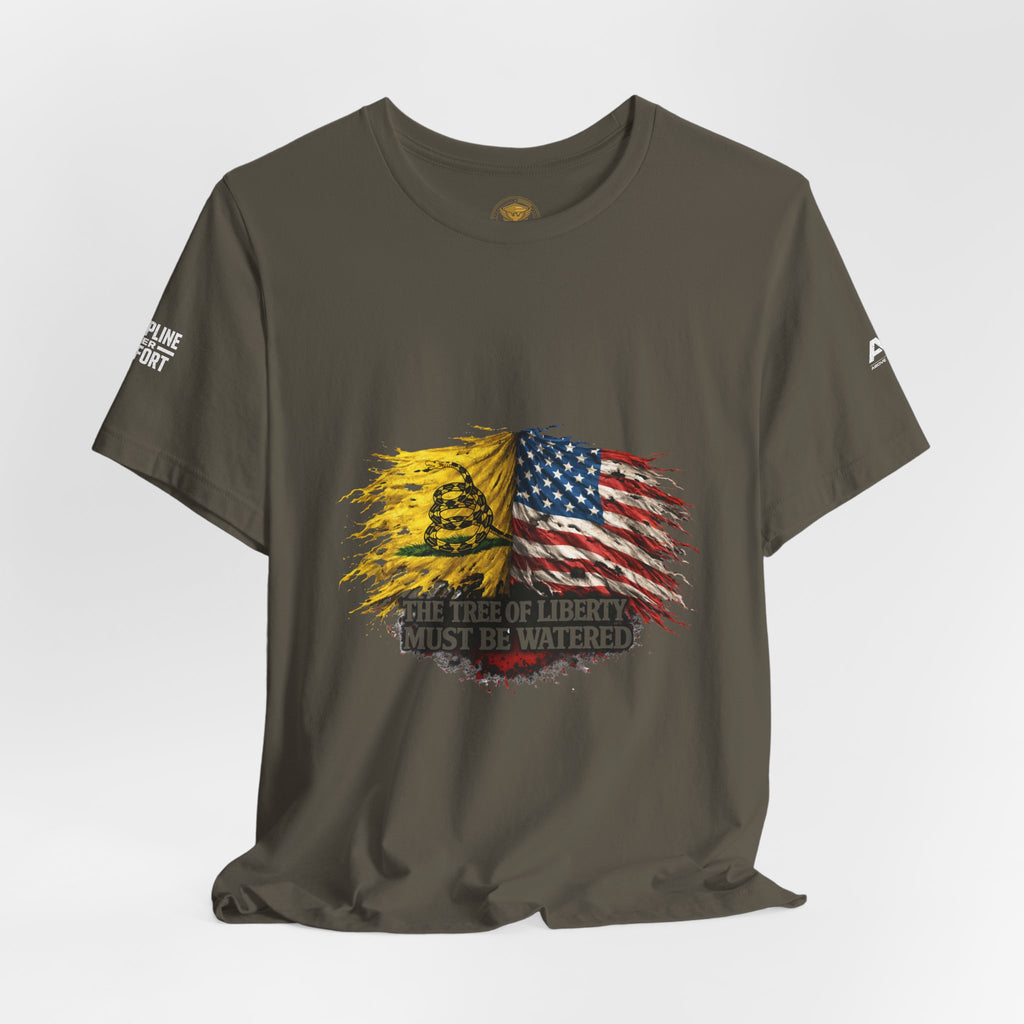 T-Shirt - American Flag and Gadsden 'Tree Of Liberty"