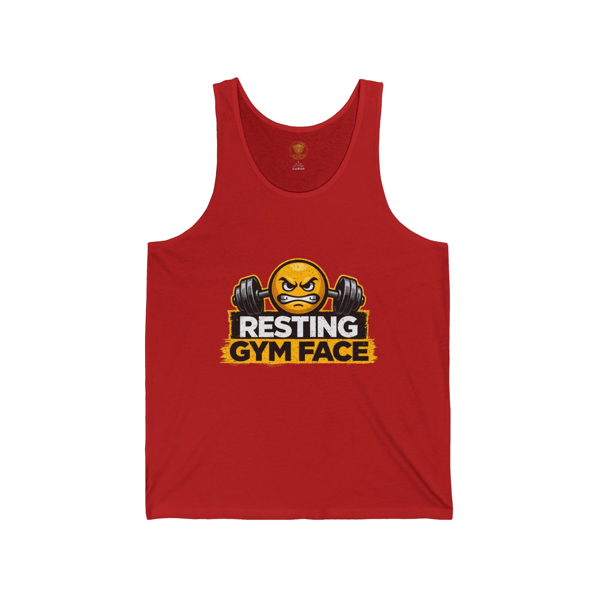 Gym Tank — "Resting Gym Face" Weightlifting Tank Top