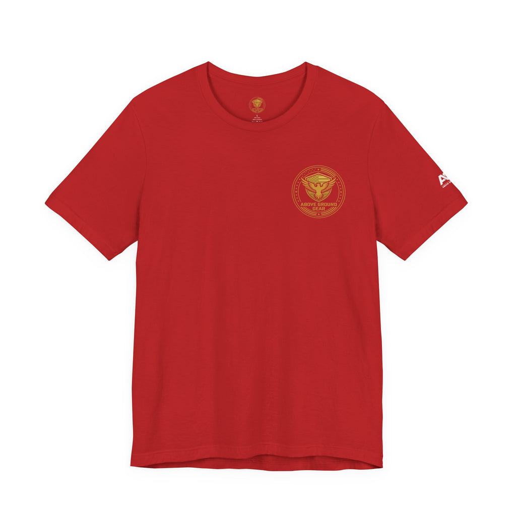 “Embrace the Suck” Graphic Tee — Motivational Military-Inspired Short Sleeve Shirt