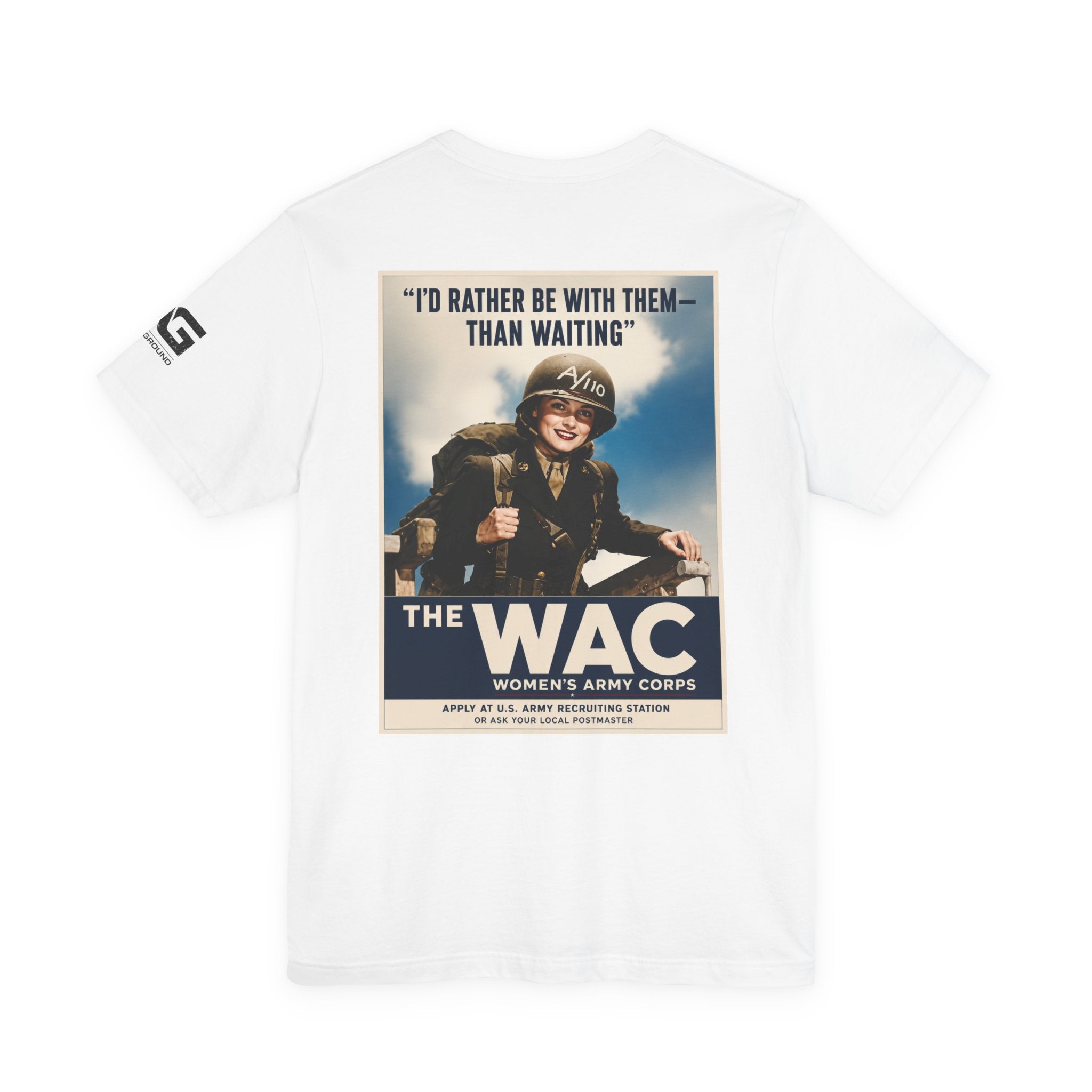 Women’s Army Corps (WAC) Retro Poster T-Shirt
