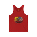 Liberty Flag Tank Top — "The Tree of Liberty Must Be Watered" Patriotic Graphic Tank