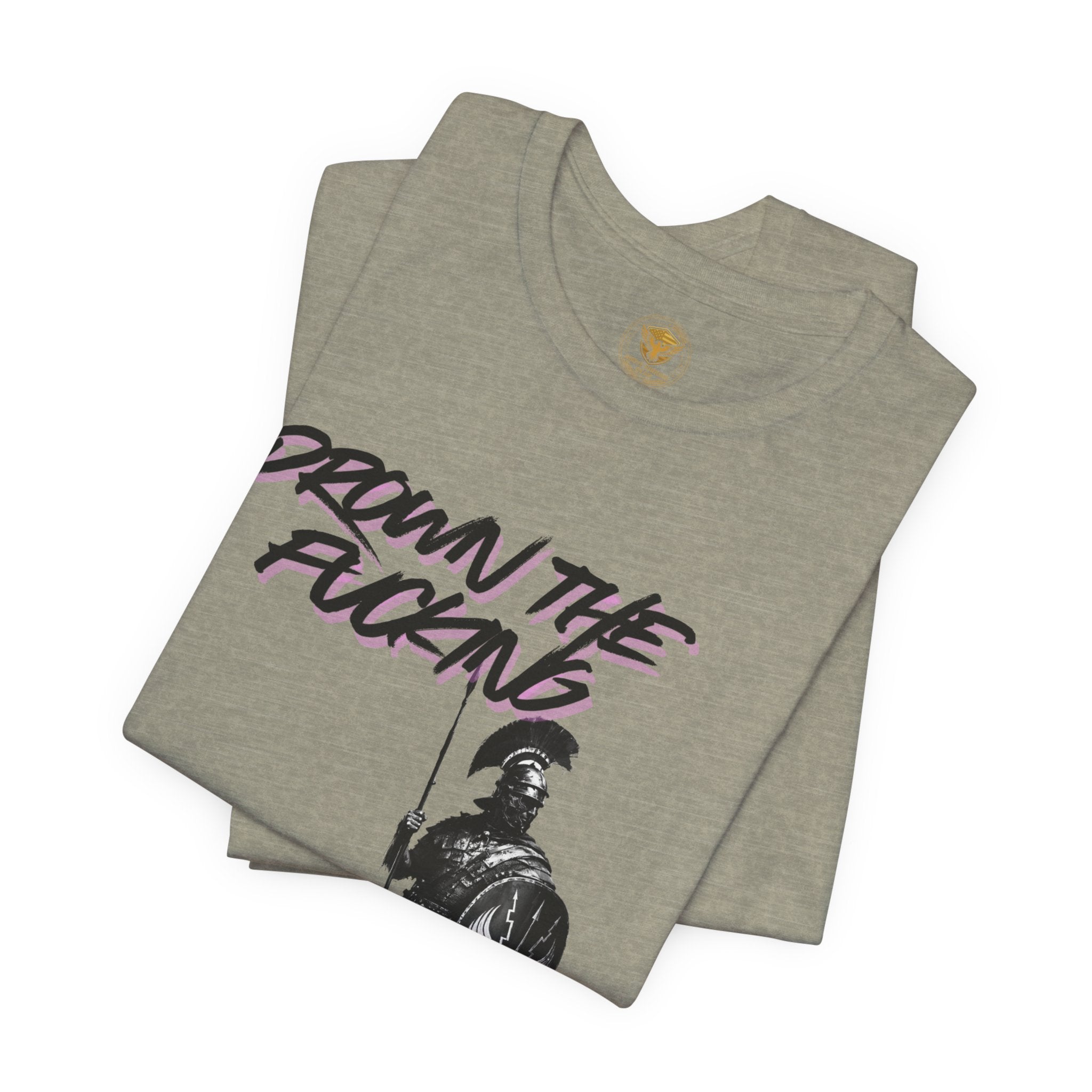T-Shirt — "Drown the Fucking Weak" Spartan Warrior Graphic Tee