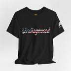 Undiagnosed T‑Shirt — Patriotic American Flag Script Tee