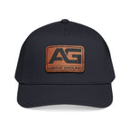 Above Ground Leather Patch Baseball Cap