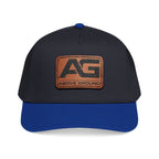 Above Ground Leather Patch Baseball Cap