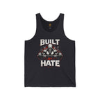 Built By Hate Tank Top — Aggressive Weightlifting Gym Vest