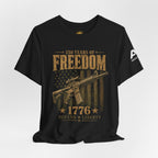 Freedom 1776 Rifle T-Shirt — Defend Liberty Patriotic Tee