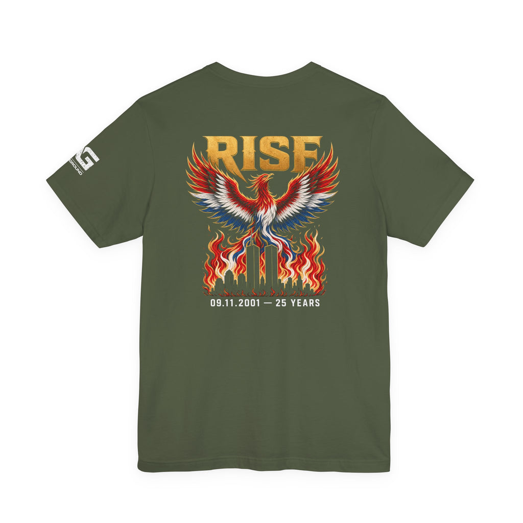 Rise Phoenix T‑Shirt — 9/11 25th Anniversary Memorial Tee