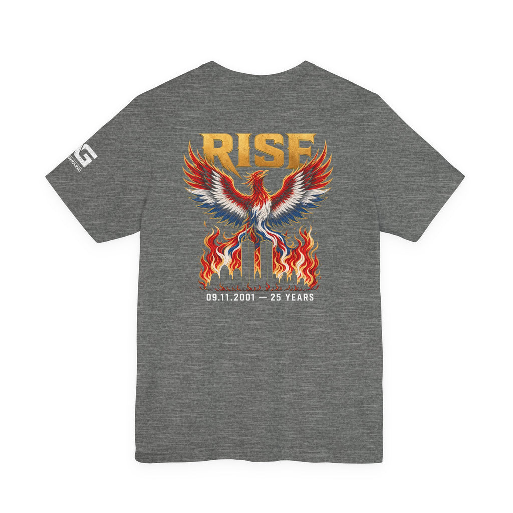 Rise Phoenix T‑Shirt — 9/11 25th Anniversary Memorial Tee
