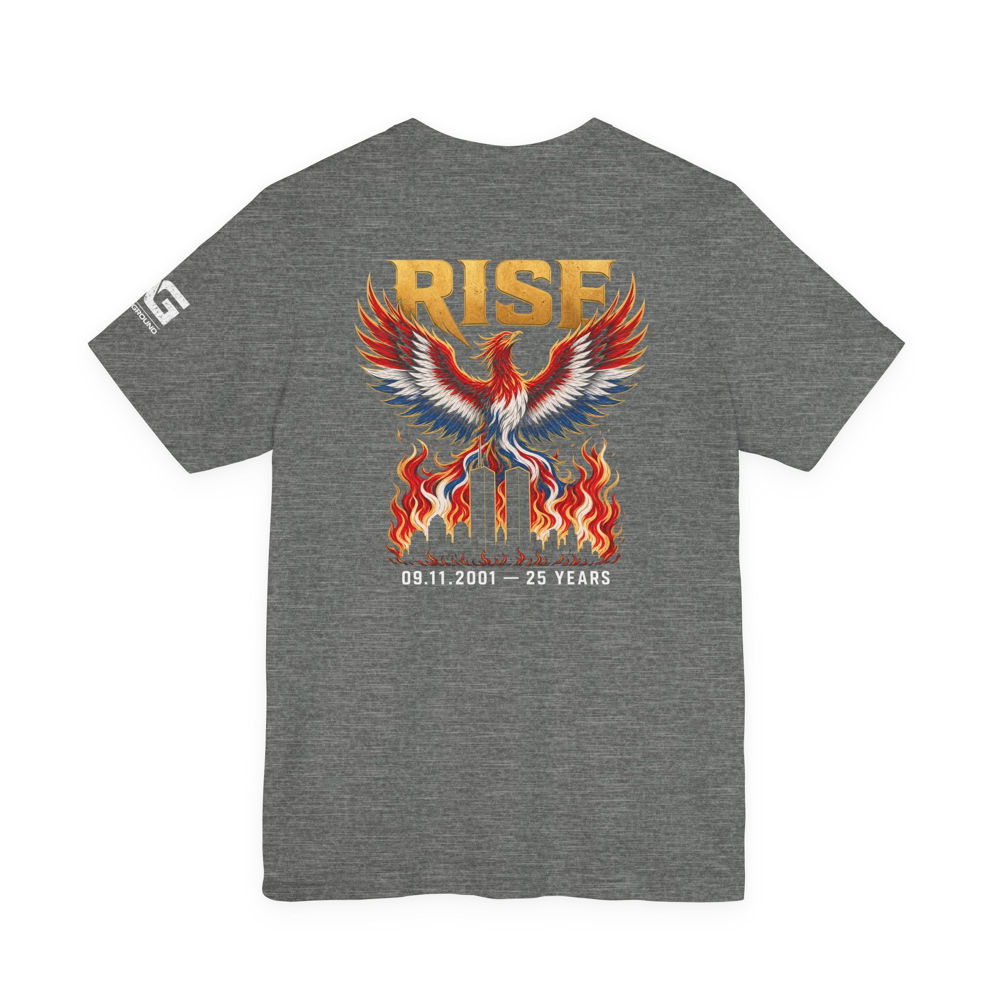 Rise Phoenix T‑Shirt — 9/11 25th Anniversary Memorial Tee