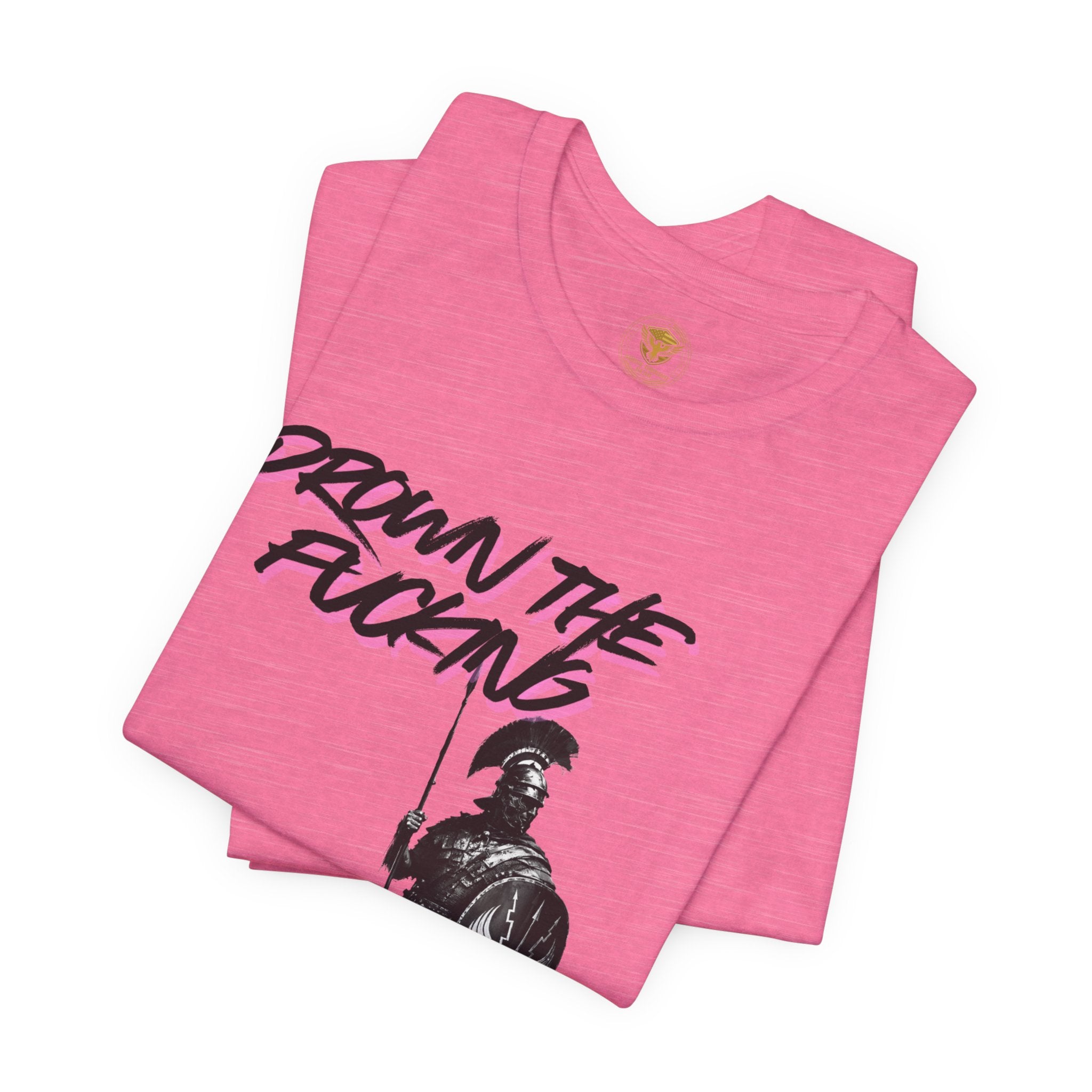 T-Shirt — "Drown the Fucking Weak" Spartan Warrior Graphic Tee