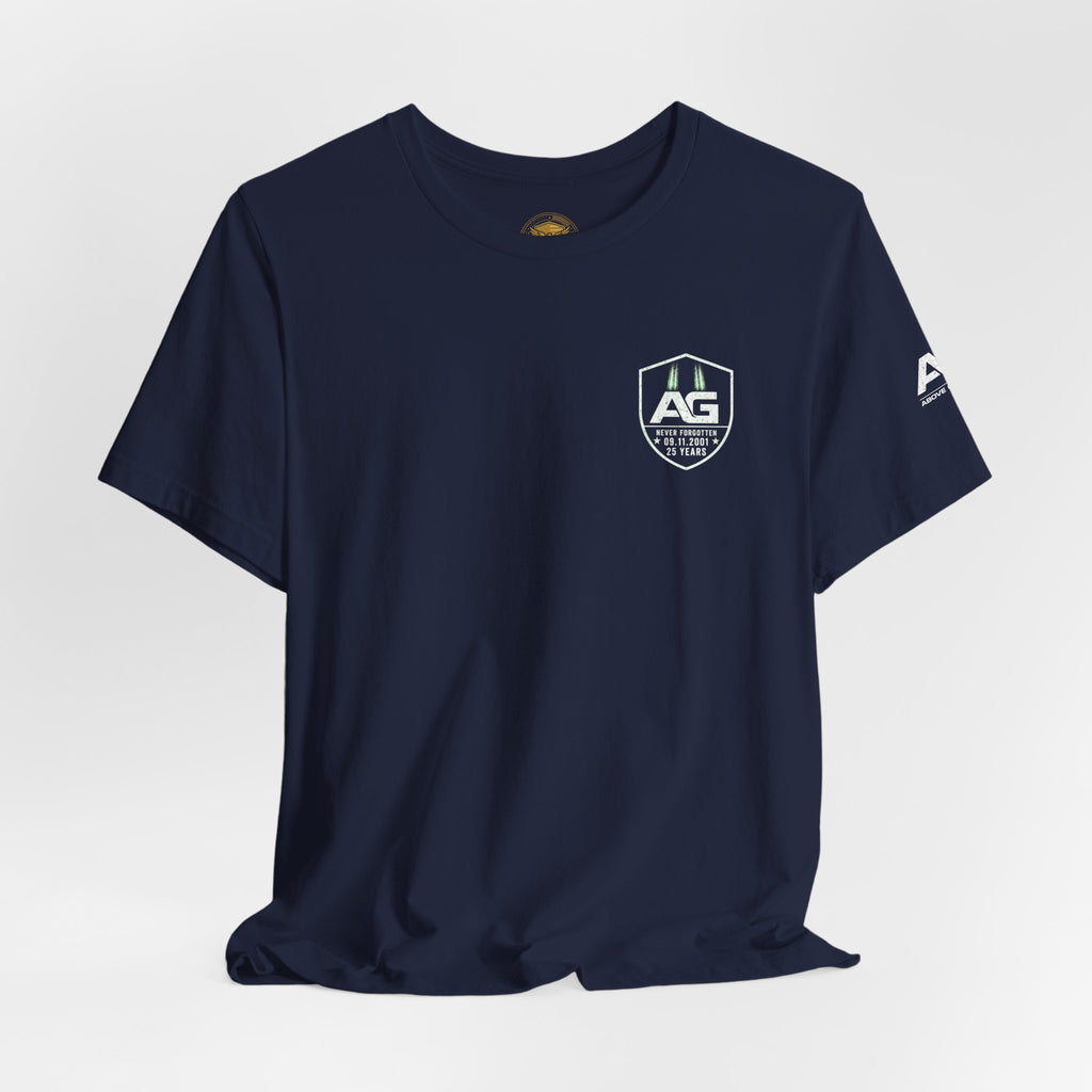 We Will Never Forget 9/11 Memorial T-Shirt