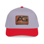 Above Ground Leather Patch Baseball Cap