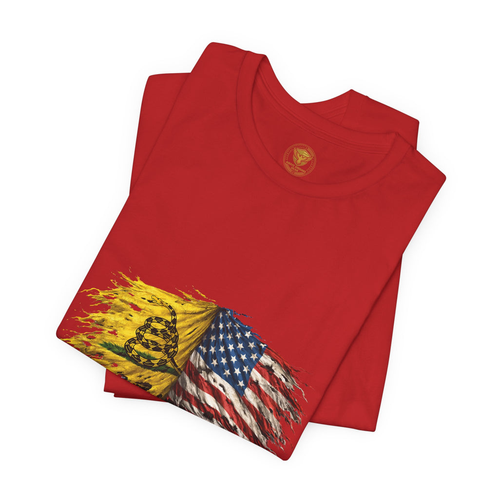 T-Shirt - American Flag and Gadsden 'Tree Of Liberty"