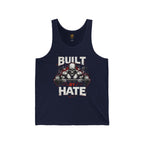 Built By Hate Tank Top — Aggressive Weightlifting Gym Vest