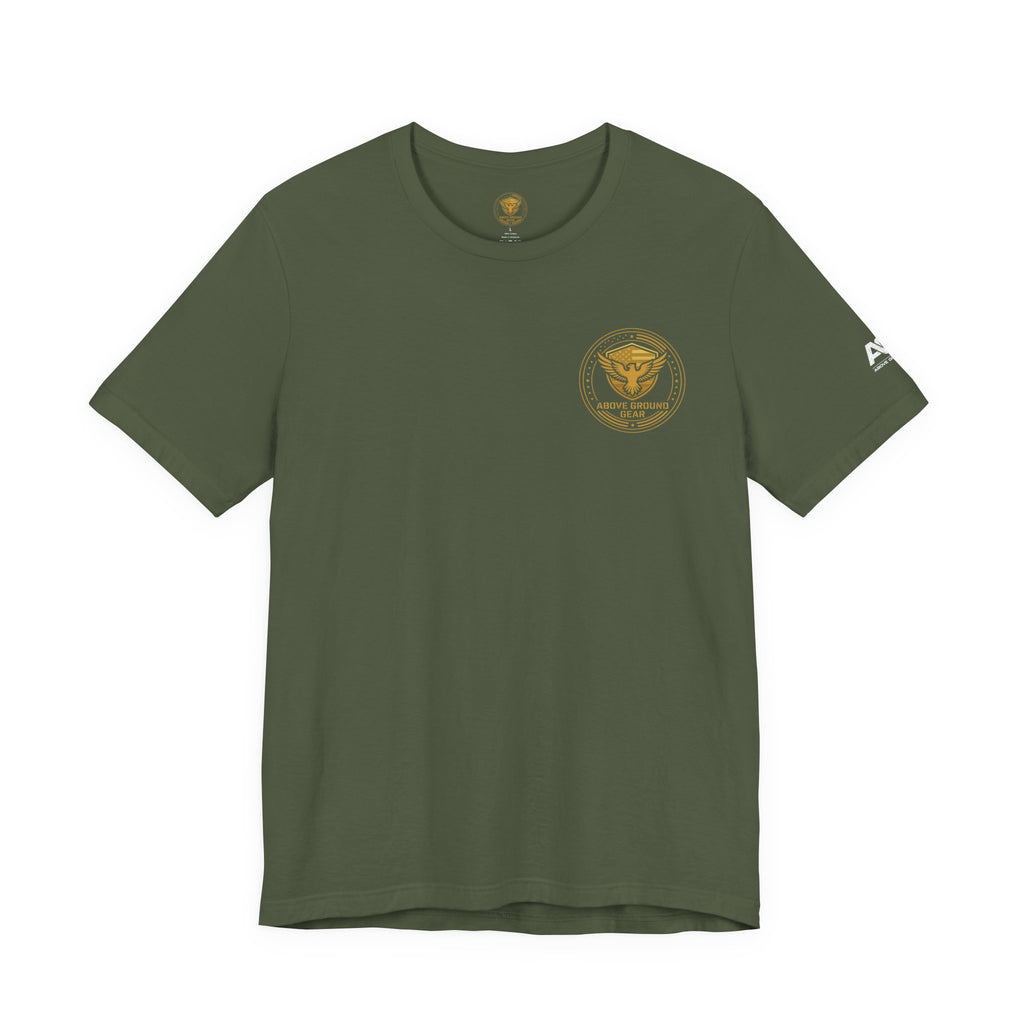2nd Protects 1st Skeleton Rifle Graphic Tee